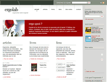 Tablet Screenshot of ergolab.net